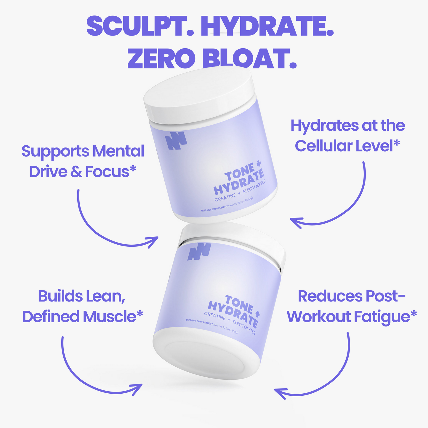 Tone + Hydrate | Creatine + Electrolyte Powder (Lemon)