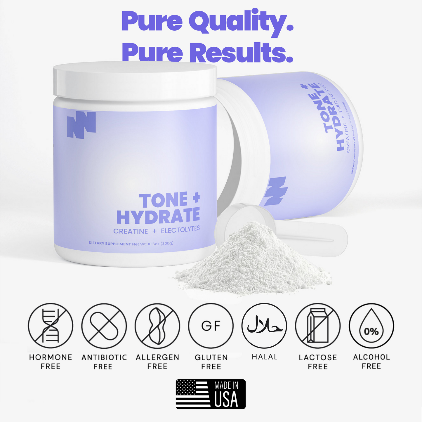 Tone + Hydrate | Creatine + Electrolyte Powder (Lemon)